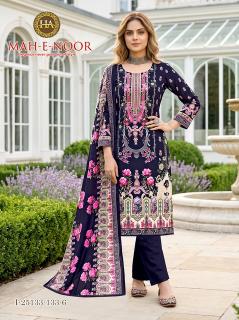 Alok suit mah e noor wholesale ladies dress material in surat